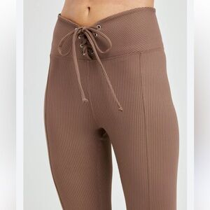 Year Of Ours Lace Up Ribbed Football Legging